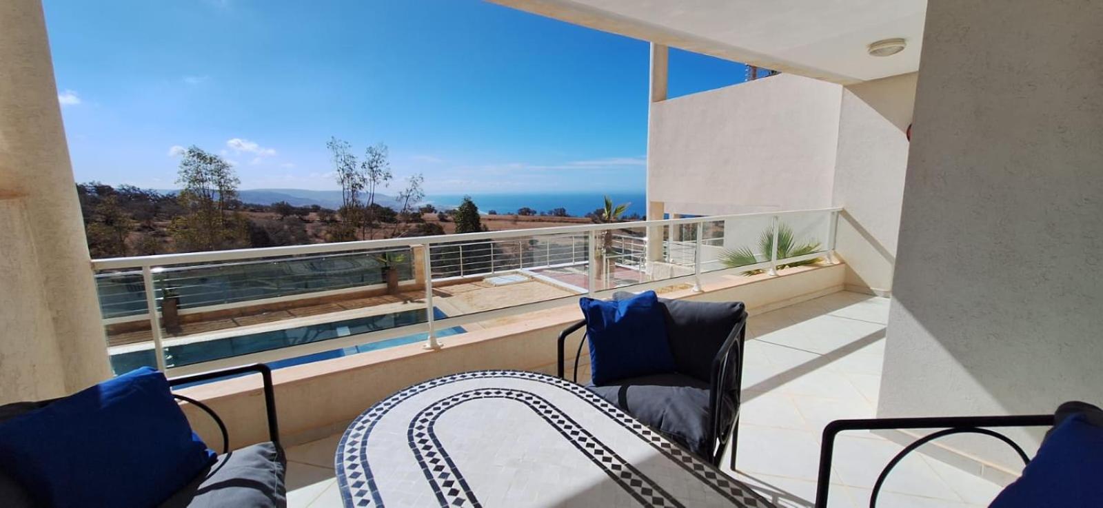 Taghazout Ocean With Pool , Fitness And Ocean View Apartment Exterior photo