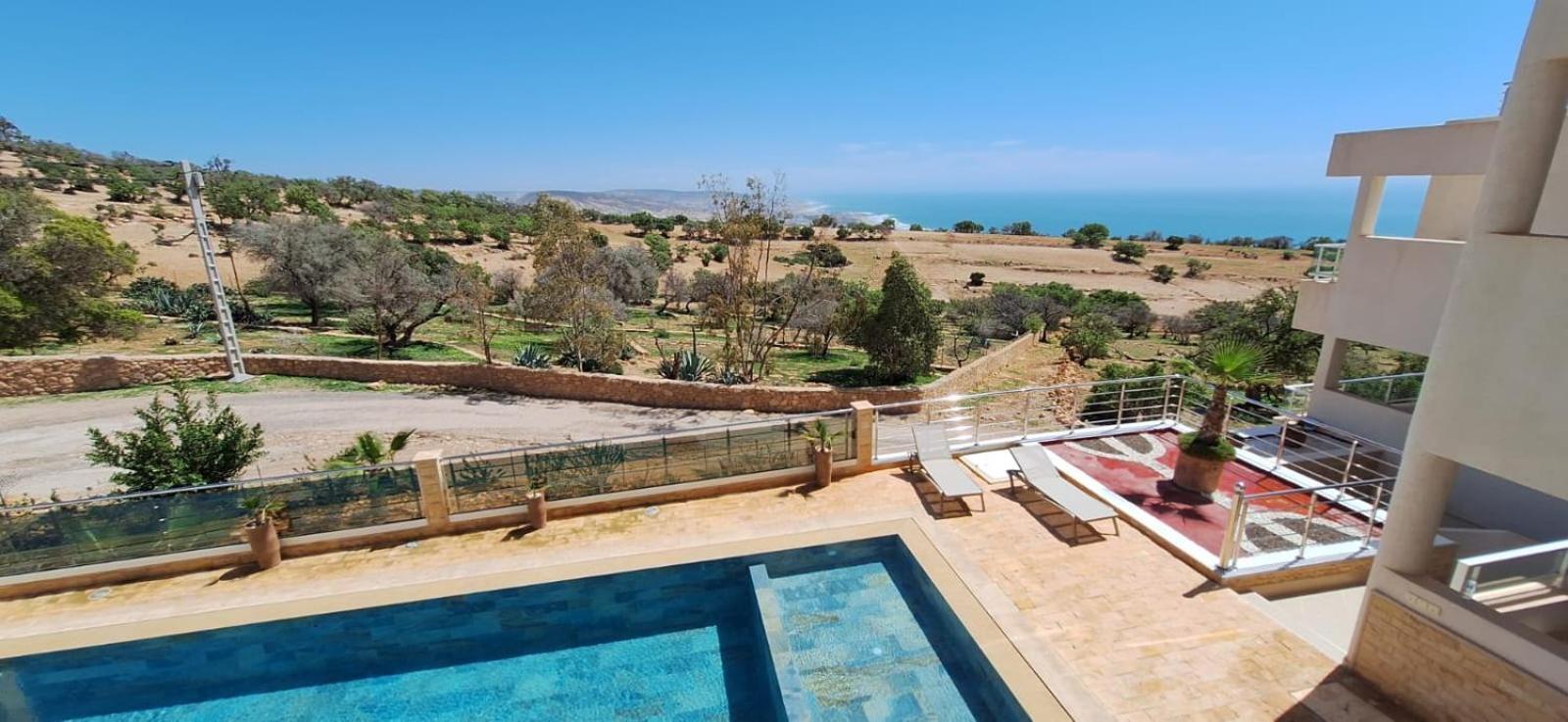 Taghazout Ocean With Pool , Fitness And Ocean View Apartment Exterior photo